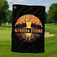 Altadena Strong California Golf Towel thumb 1