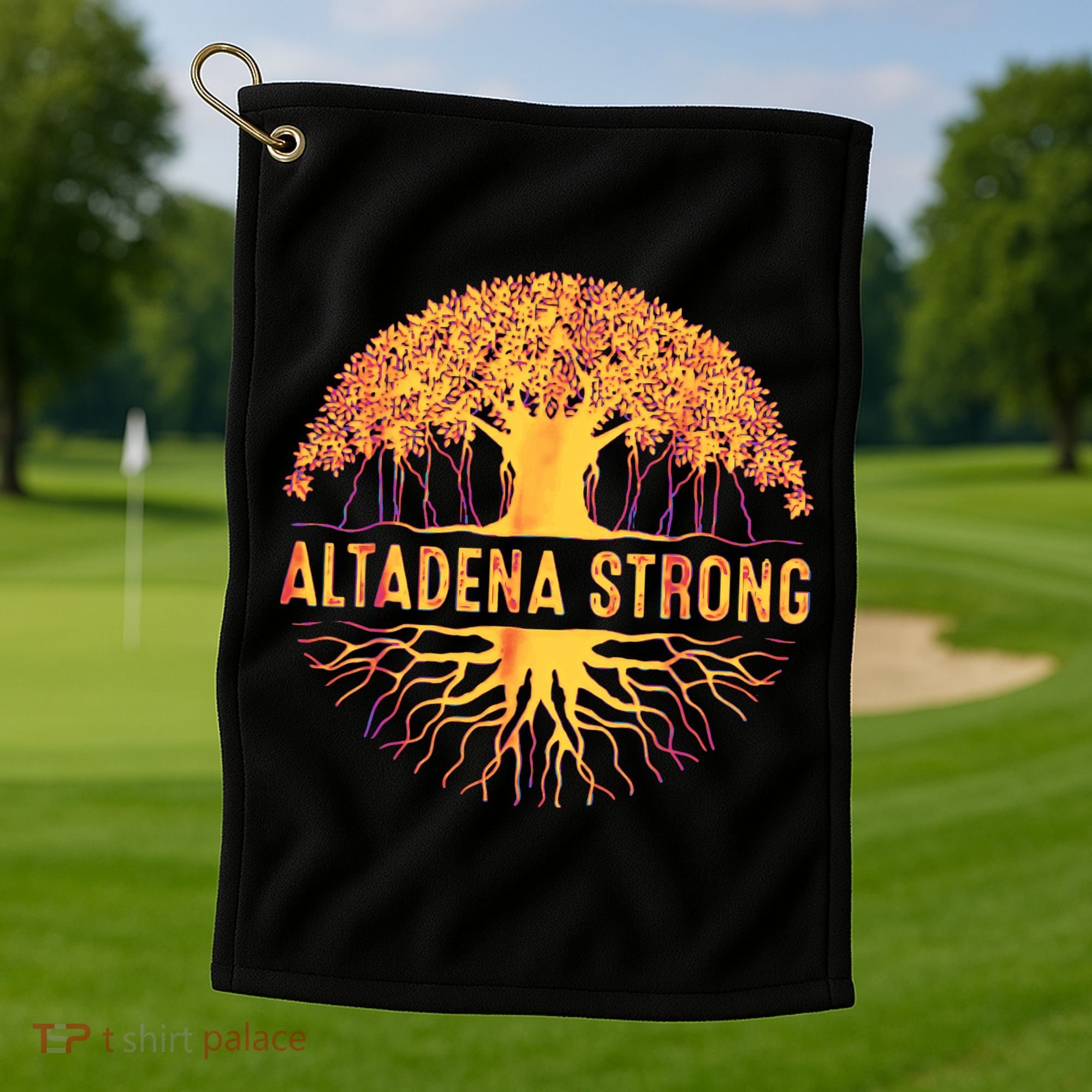 Altadena Strong California Golf Towel