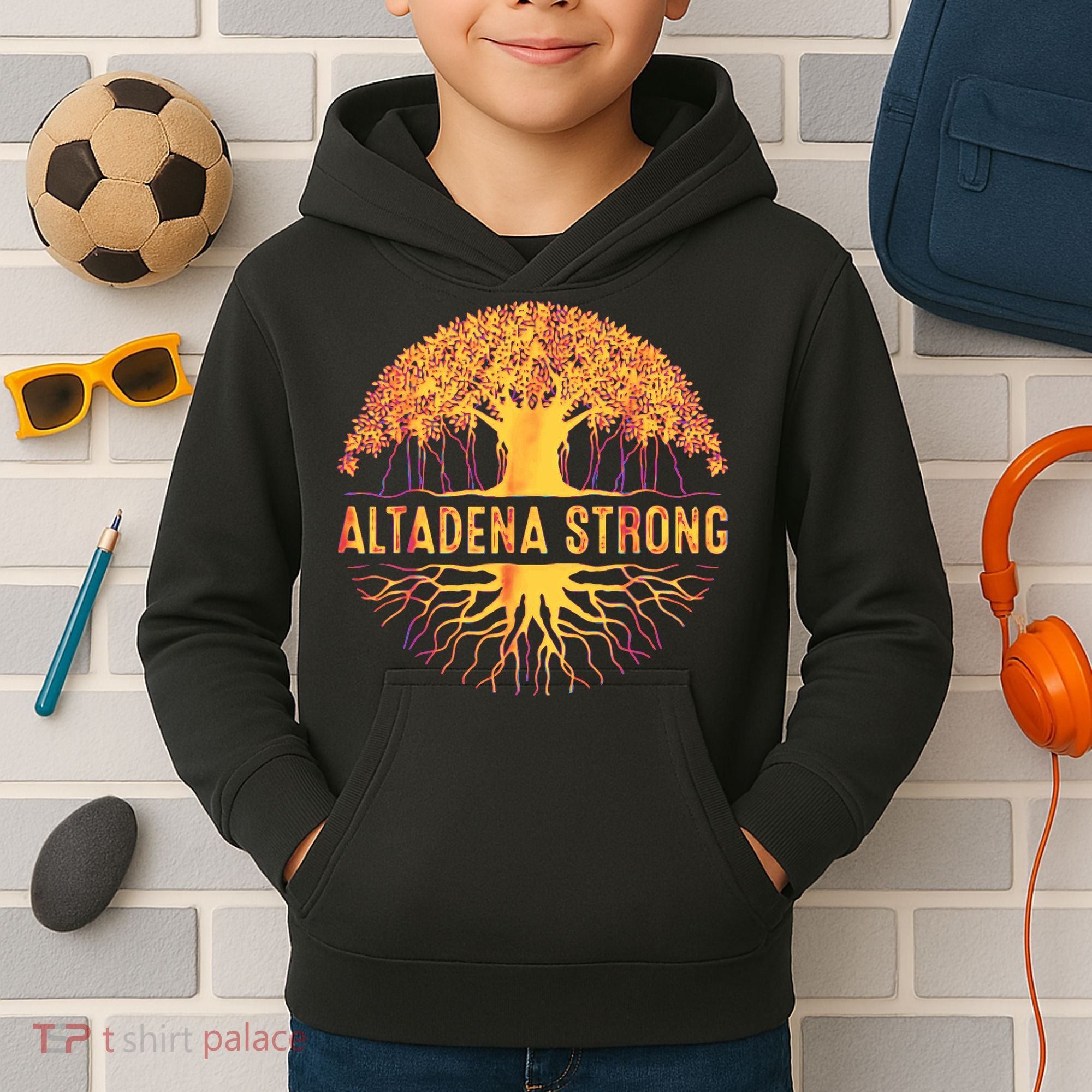 Altadena Strong California Kids Hoodie