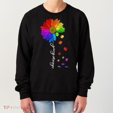 Autism Sunflower Choose Kind Women's Sweatshirt