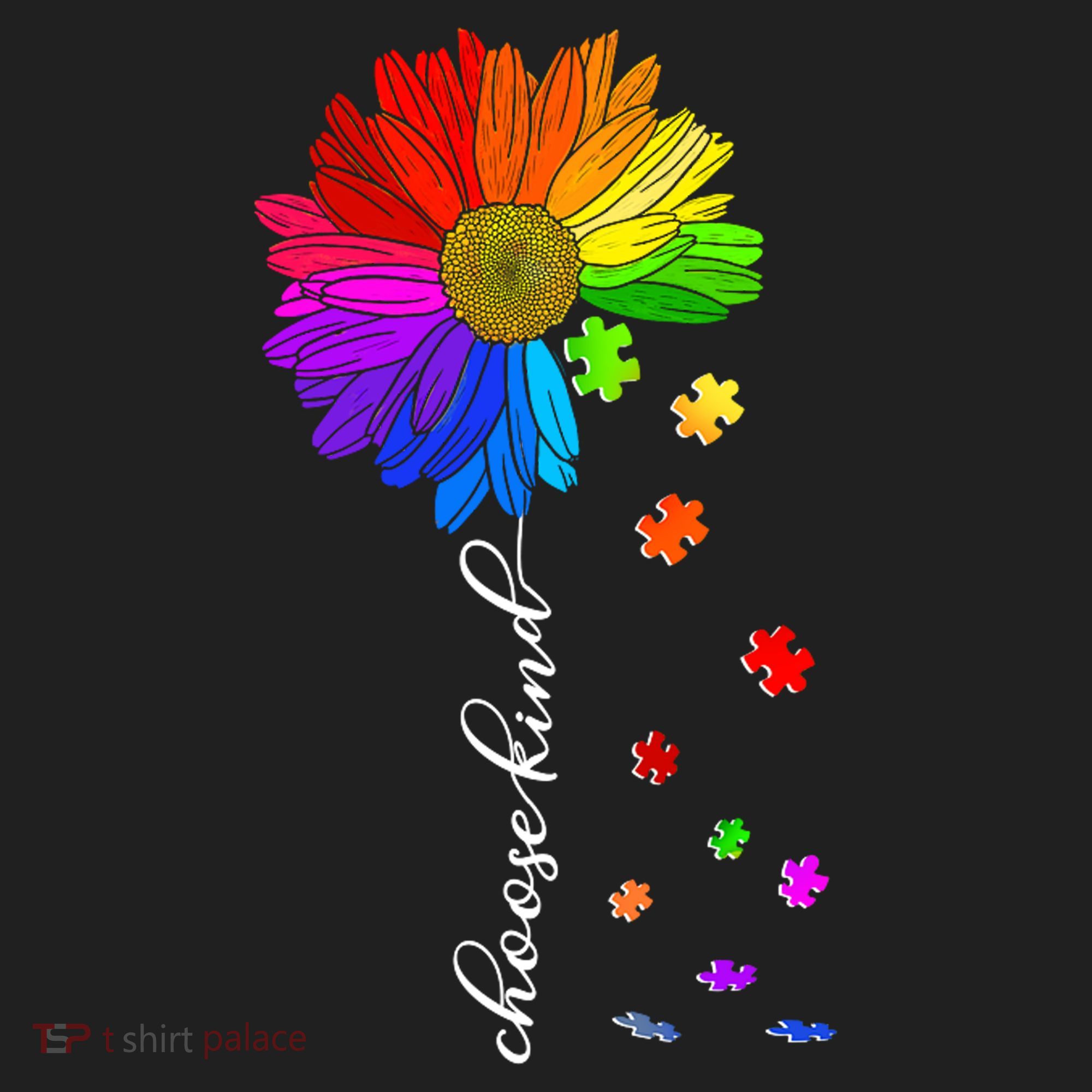 Autism Sunflower Choose Kind Women's Sweatshirt