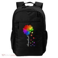Autism Sunflower Choose Kind Backpack thumb 0