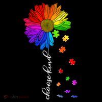 Autism Sunflower Choose Kind Bucket Hat thumb 4