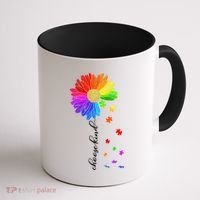 Autism Sunflower Choose Kind Coffee Mug thumb 1