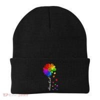 Autism Sunflower Choose Kind Beanie thumb 0