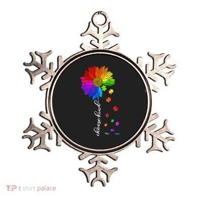 Autism Sunflower Choose Kind Ornament