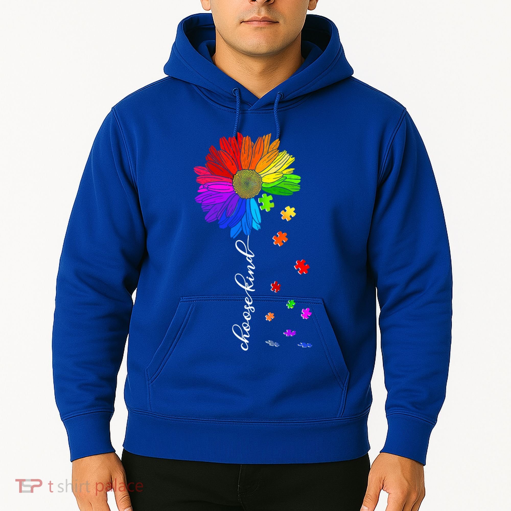 Autism Sunflower Choose Kind Hoodie
