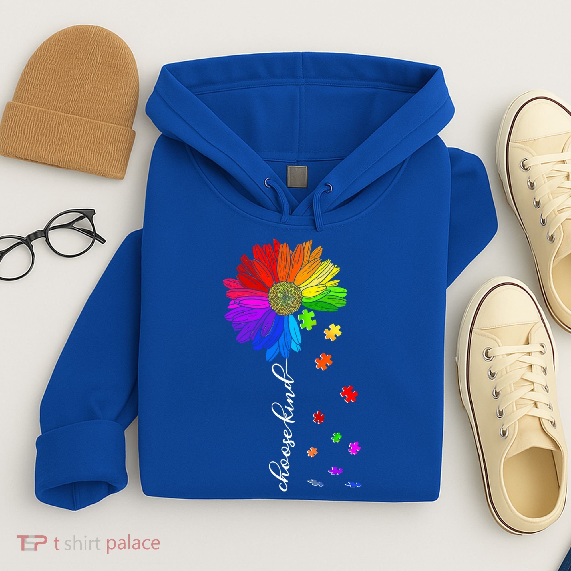 Autism Sunflower Choose Kind Hoodie