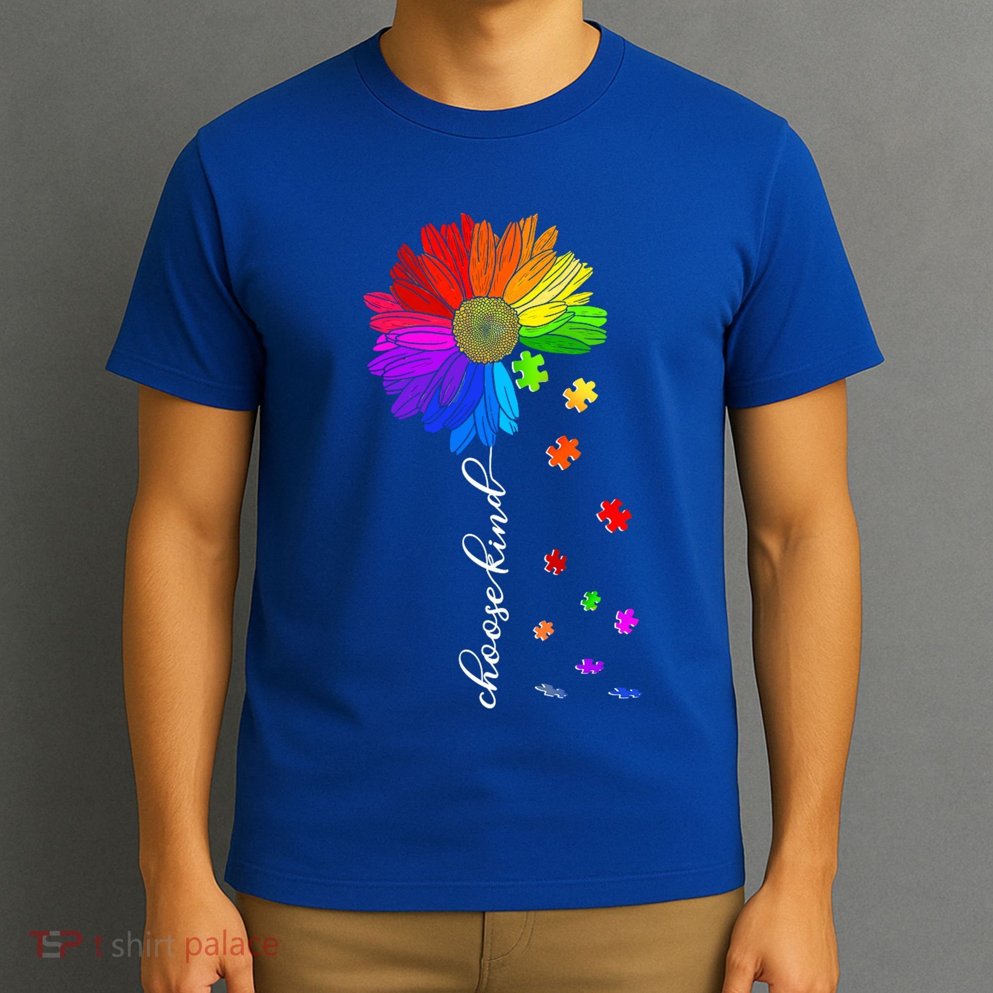 Autism Sunflower Choose Kind T-Shirt
