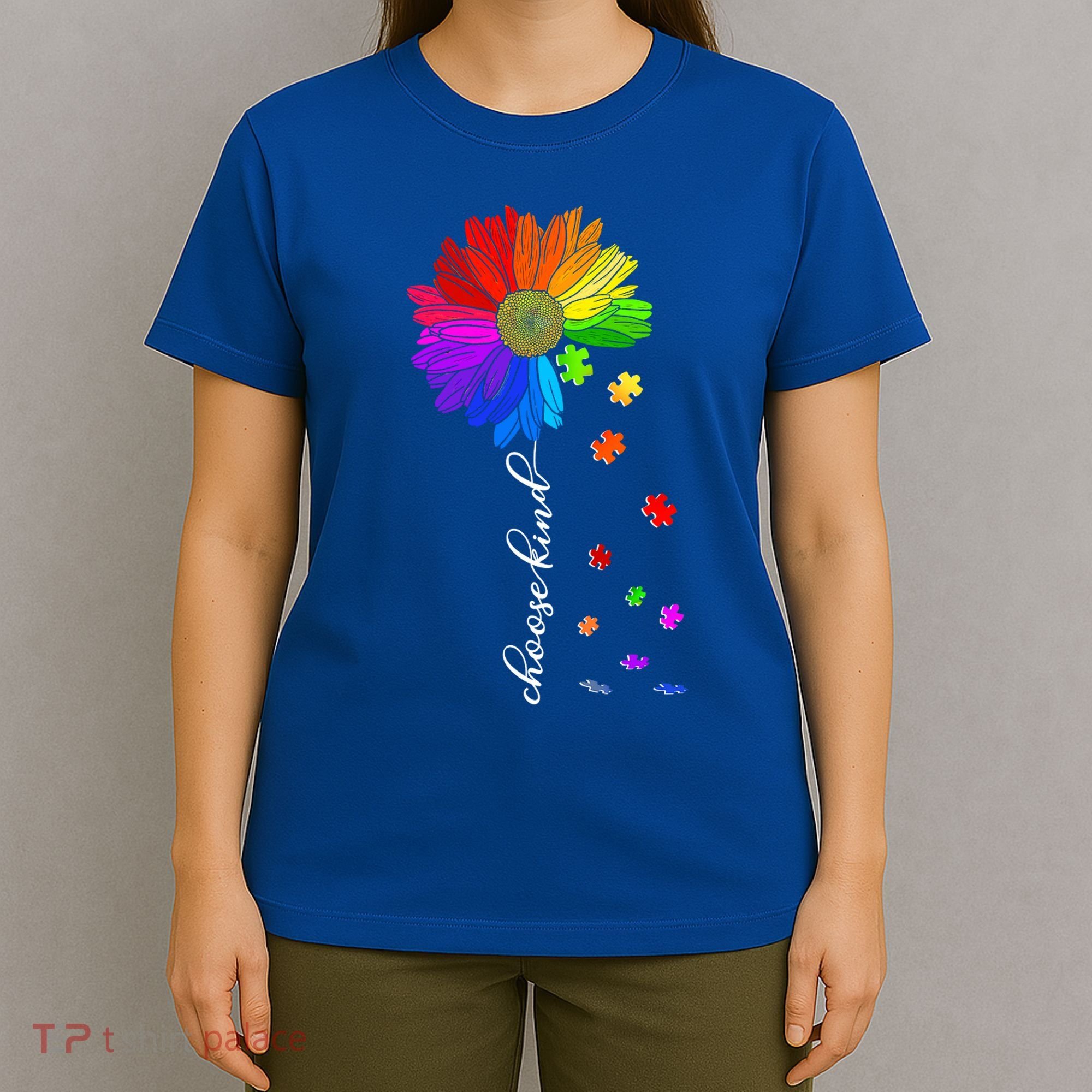 Autism Sunflower Choose Kind T-Shirt