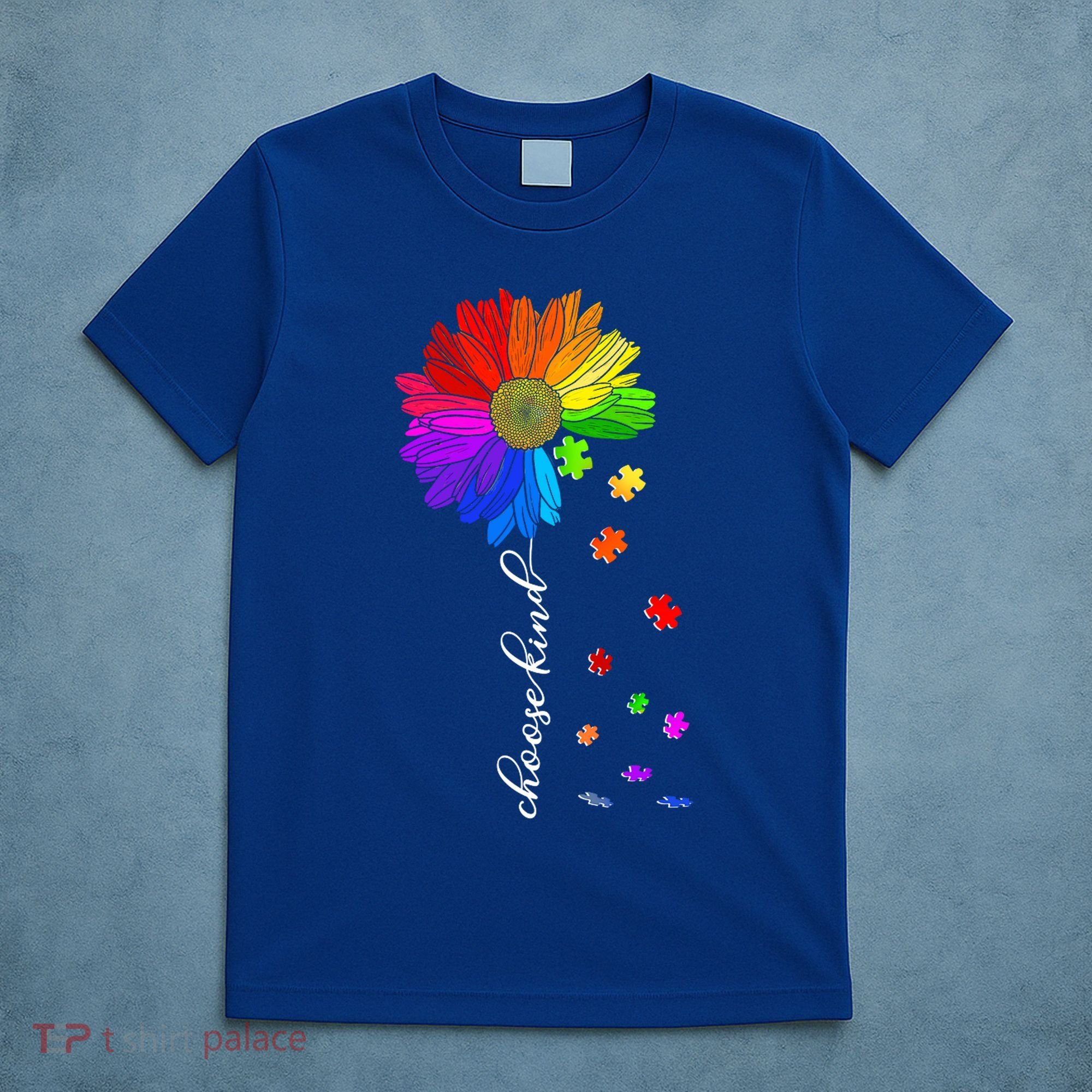 Autism Sunflower Choose Kind T-Shirt