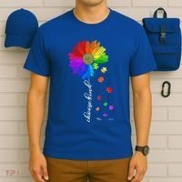 Autism Sunflower Choose Kind T-Shirt thumb 6