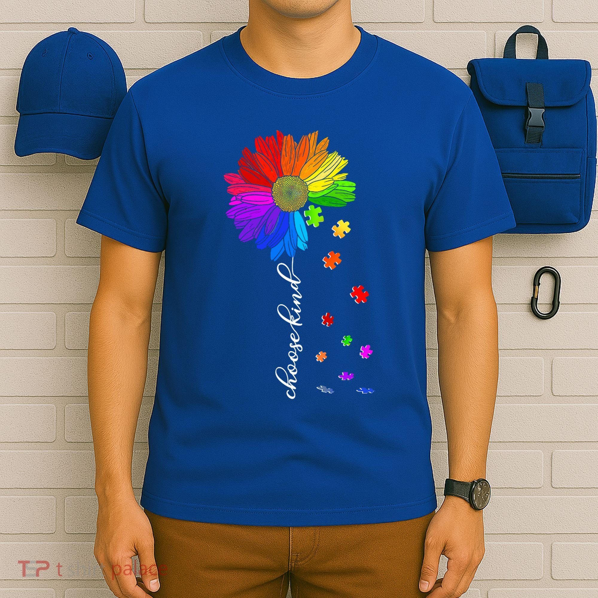Autism Sunflower Choose Kind T-Shirt
