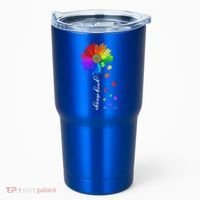 Autism Sunflower Choose Kind Tumbler thumb 0