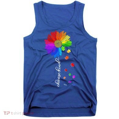 Autism Sunflower Choose Kind Tank Top