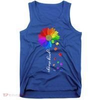 Autism Sunflower Choose Kind Tank Top thumb 0
