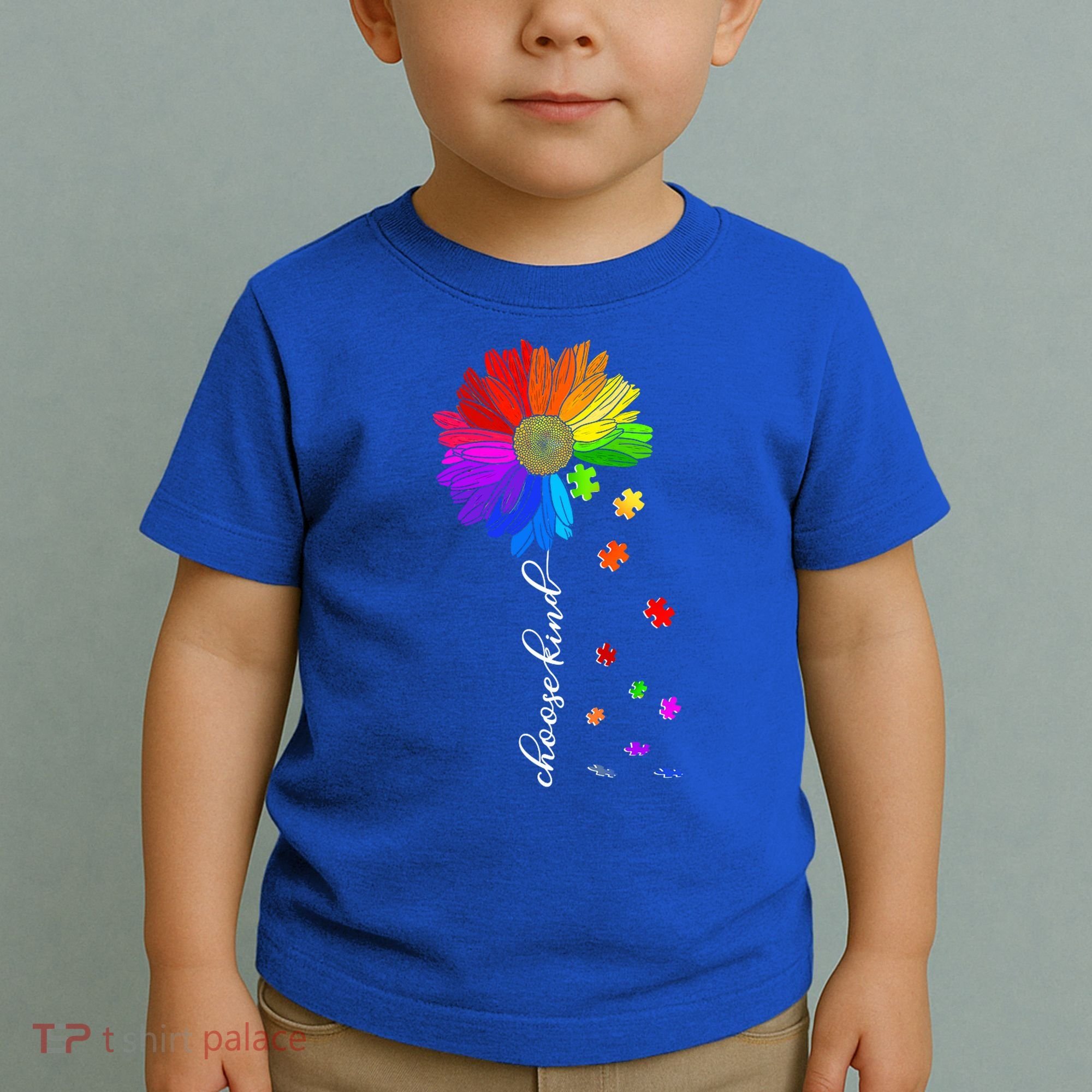 Autism Sunflower Choose Kind Toddler T-Shirt
