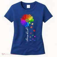 Autism Sunflower Choose Kind Women's T-Shirt thumb 0