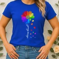 Autism Sunflower Choose Kind Women's T-Shirt thumb 2
