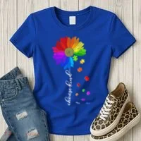 Autism Sunflower Choose Kind Women's T-Shirt thumb 3