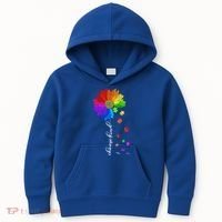 Autism Sunflower Choose Kind Kids Hoodie thumb 0