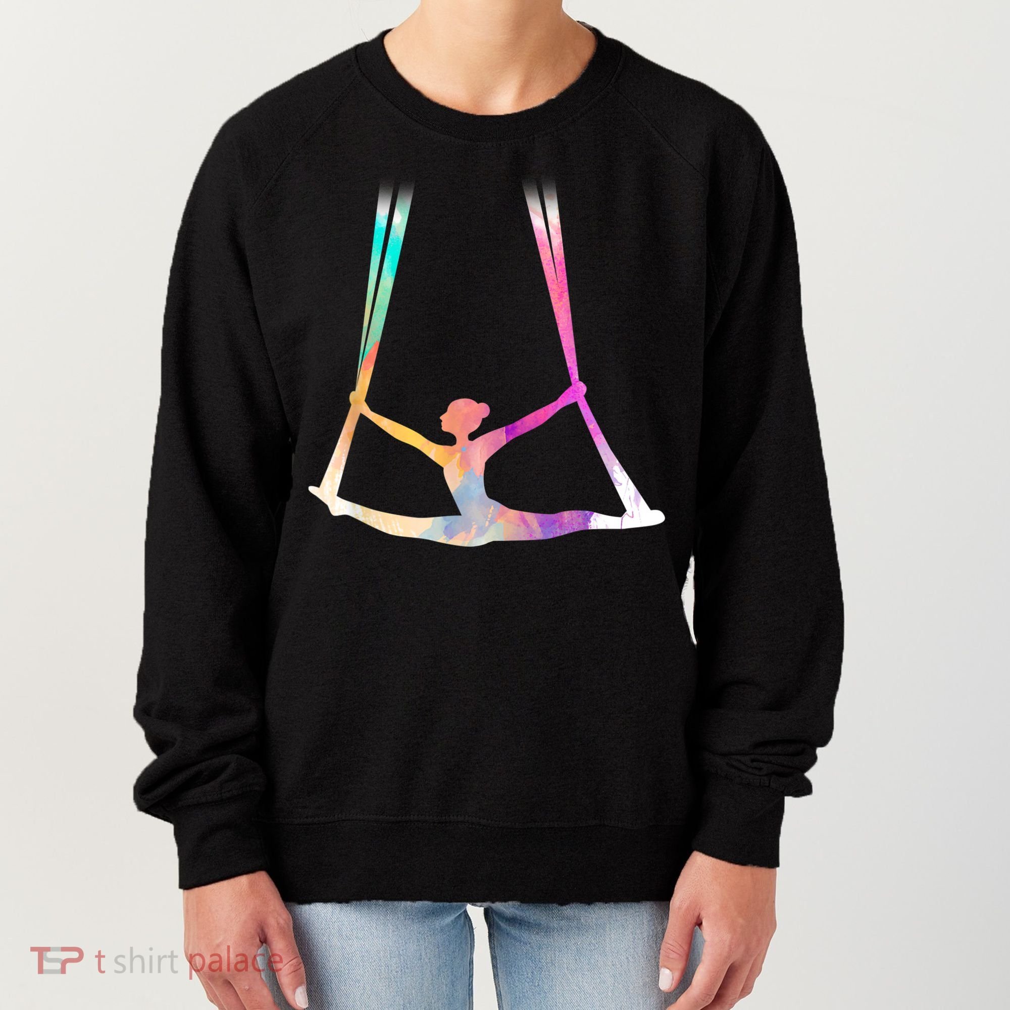 Aerial Silks Circus Yoga Women's Sweatshirt