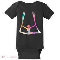 Aerial Silks Circus Yoga Baby Bodysuit thumb 0