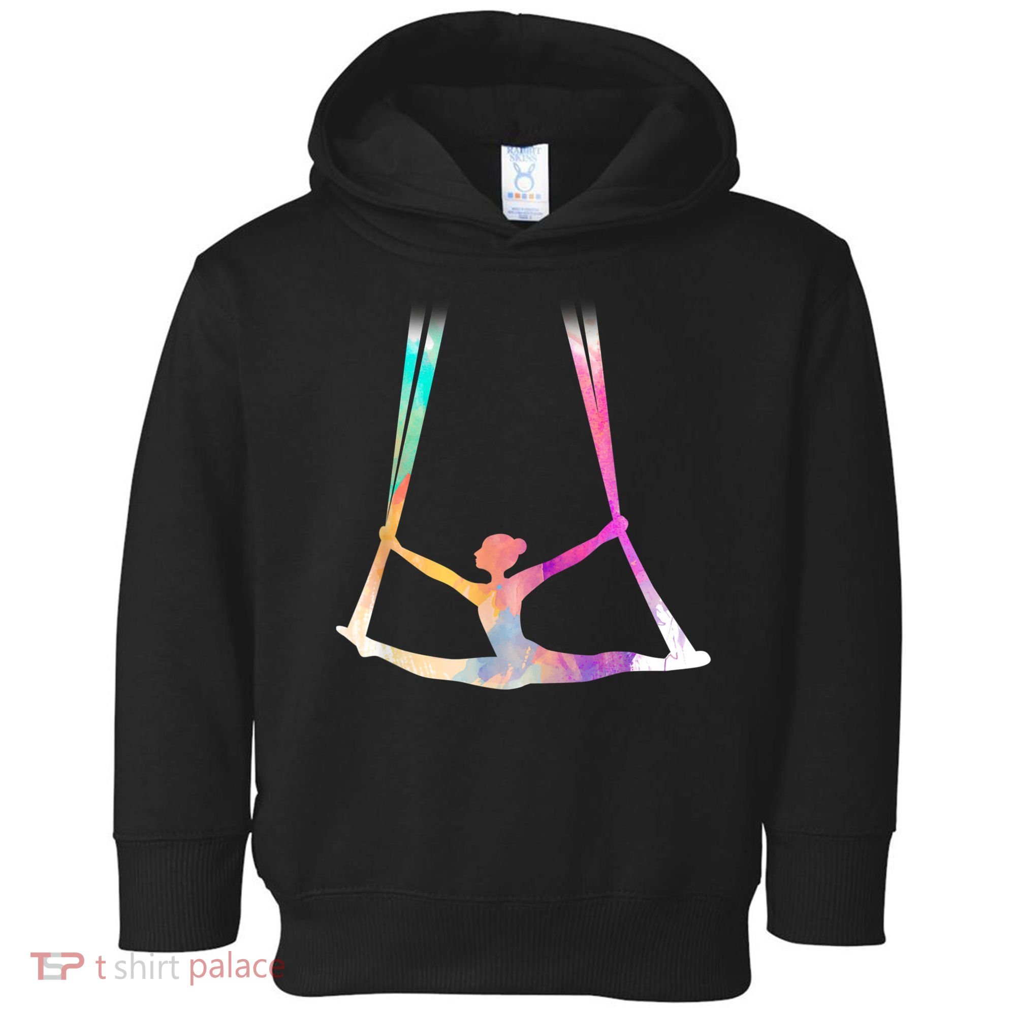 Aerial Silks Circus Yoga Toddler Hoodie
