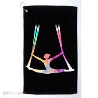 Aerial Silks Circus Yoga Golf Towel thumb 0