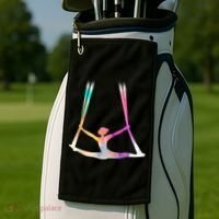 Aerial Silks Circus Yoga Golf Towel thumb 2