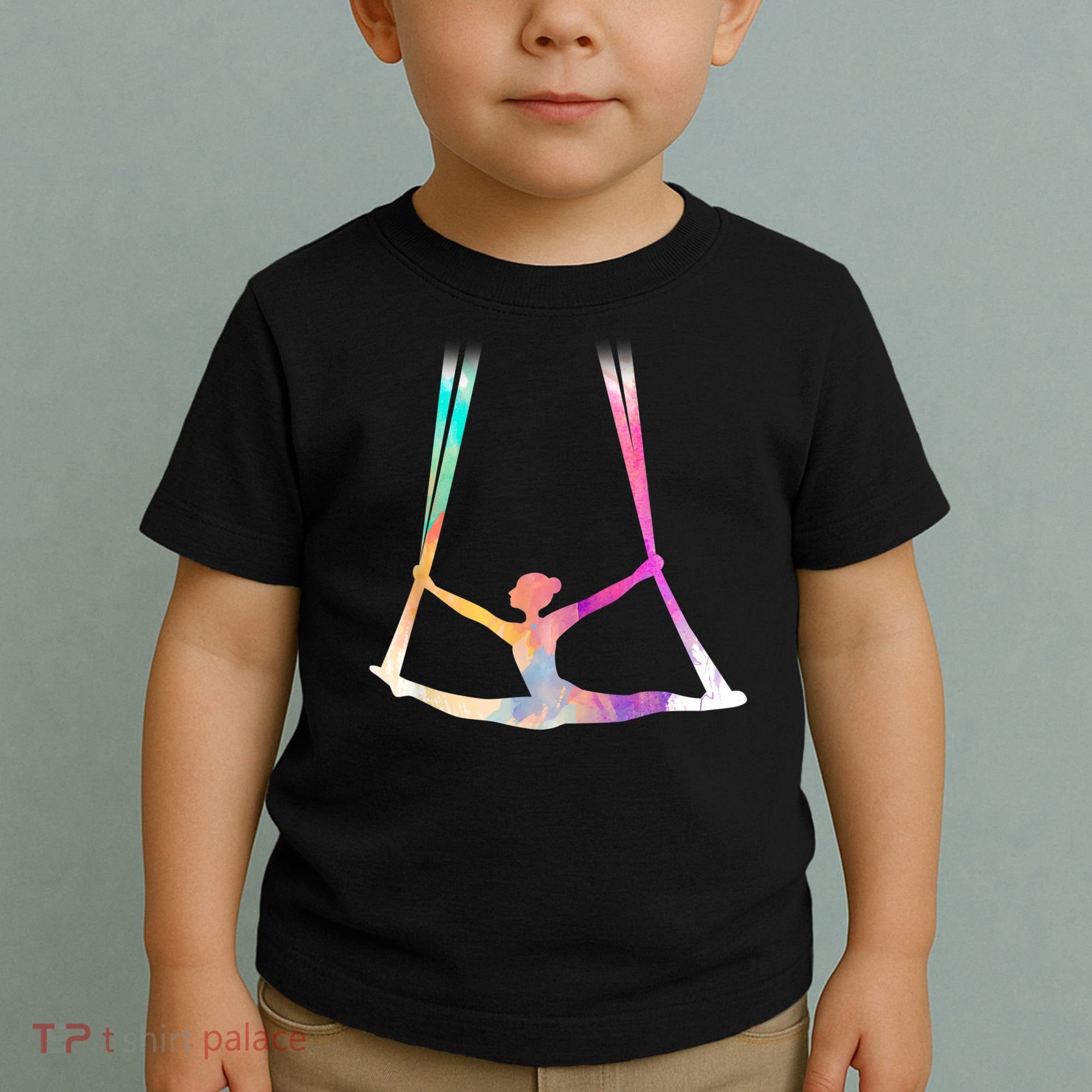 Aerial Silks Circus Yoga Toddler T-Shirt