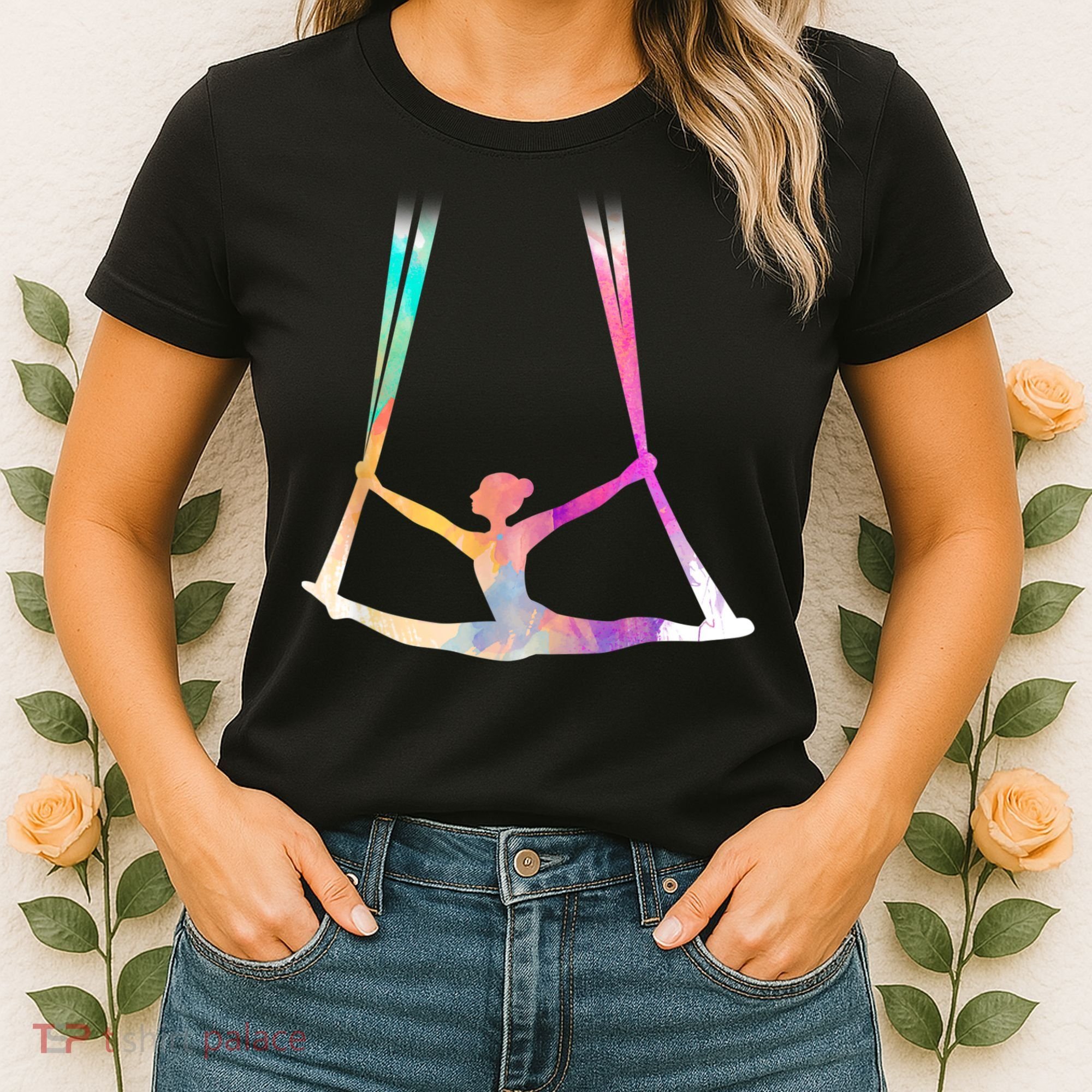 Aerial Silks Circus Yoga Women's T-Shirt