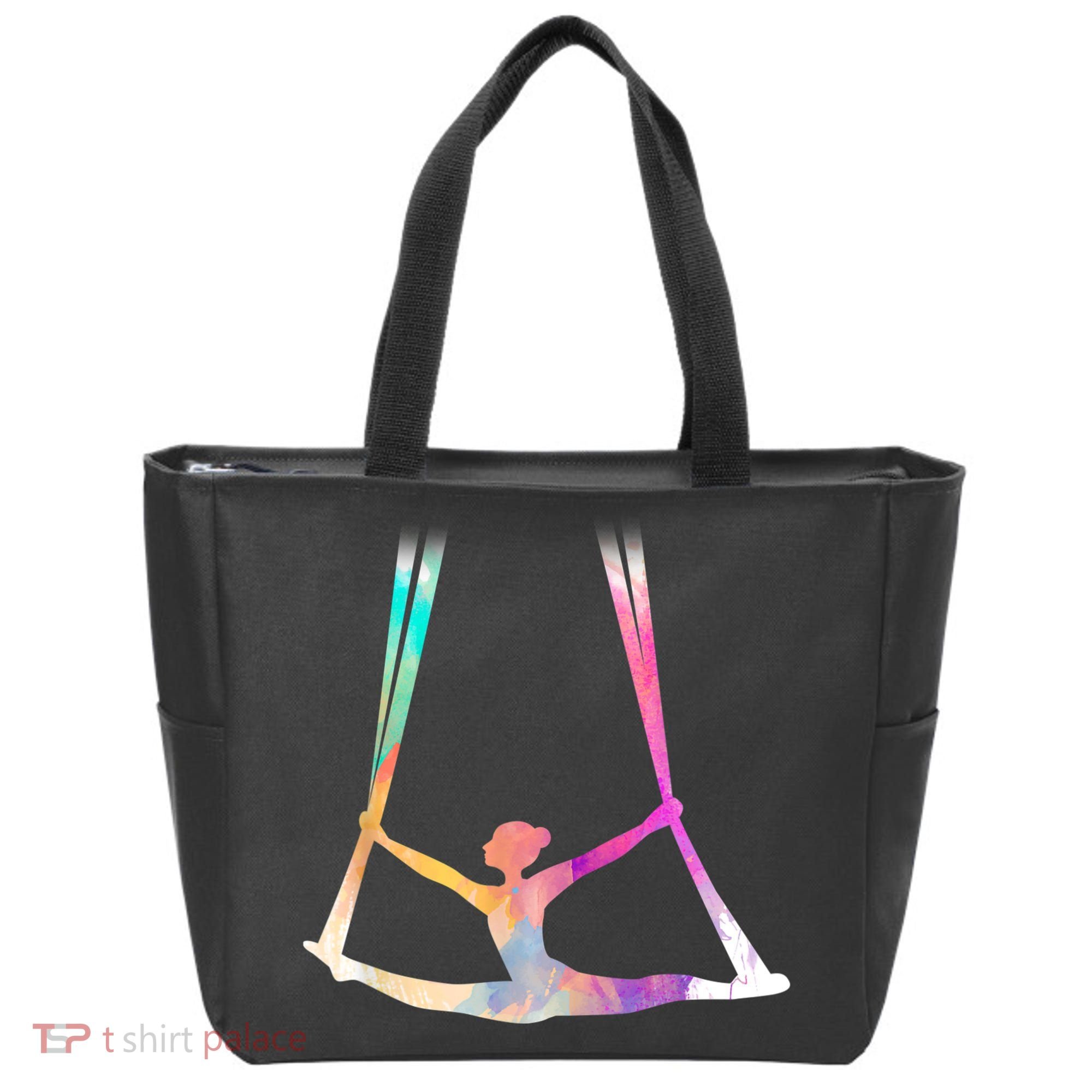 Aerial Silks Circus Yoga Tote Bag