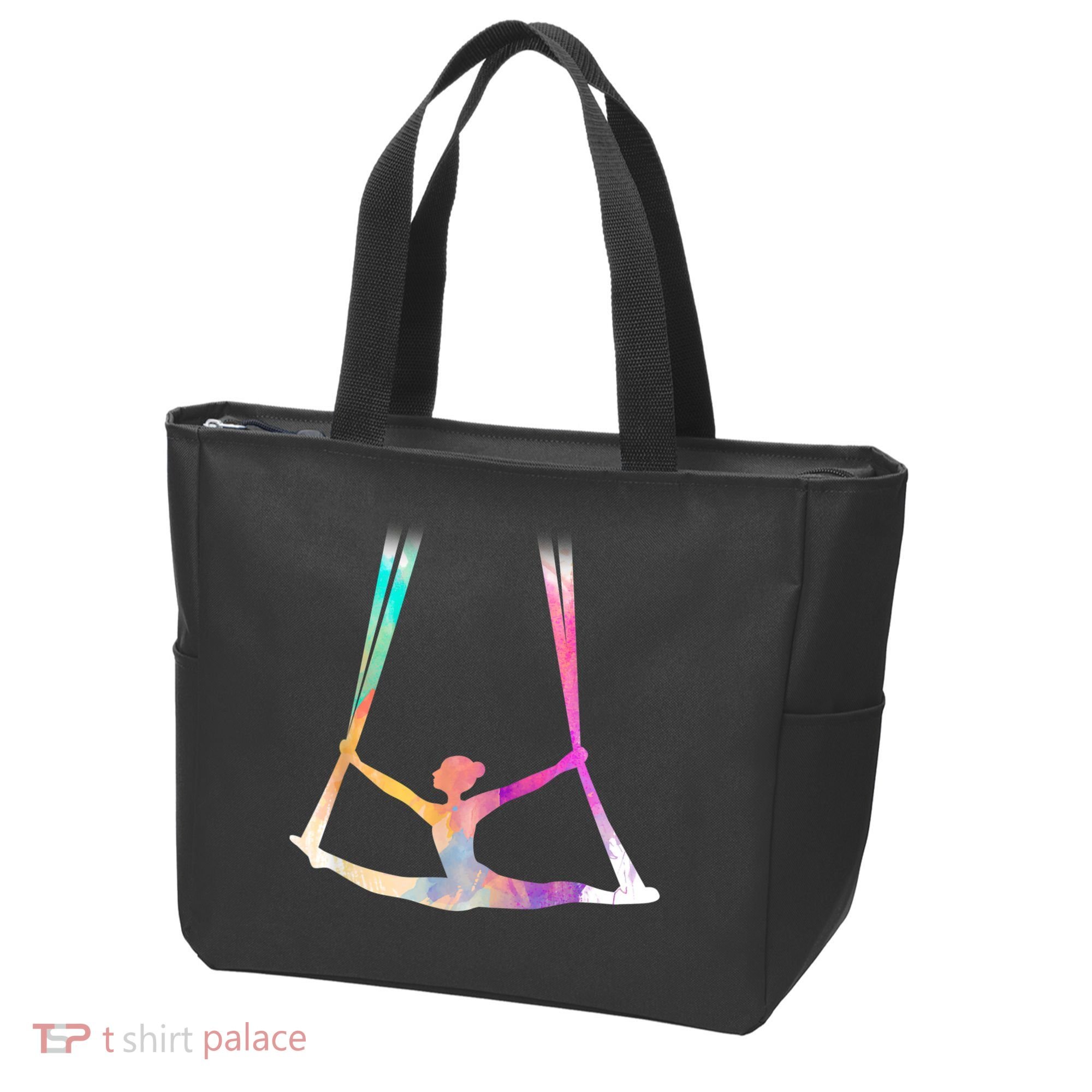 Aerial Silks Circus Yoga Tote Bag