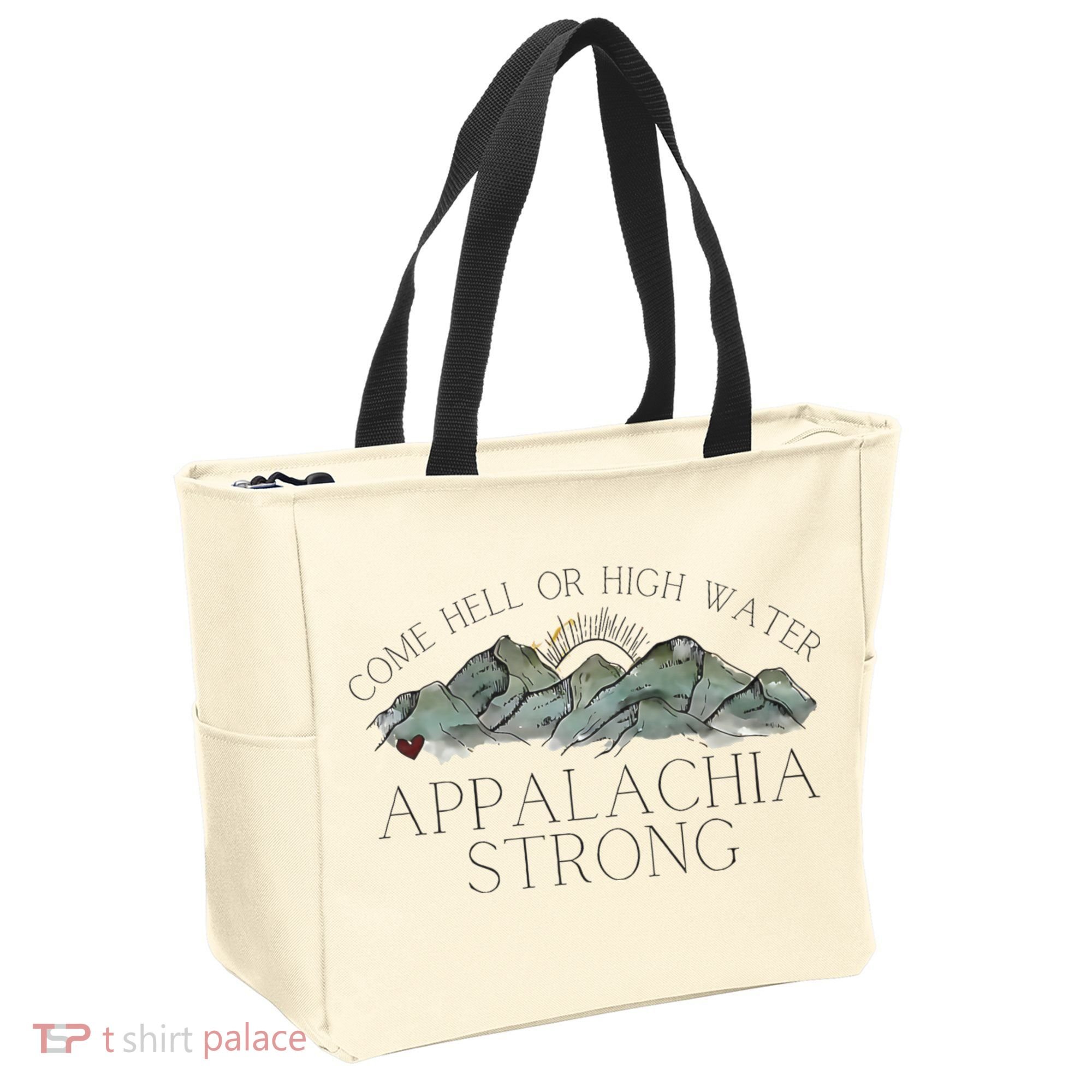 Appalachia Strong Come Hell Or High Water Mountain Nc Vn Tn Tote Bag