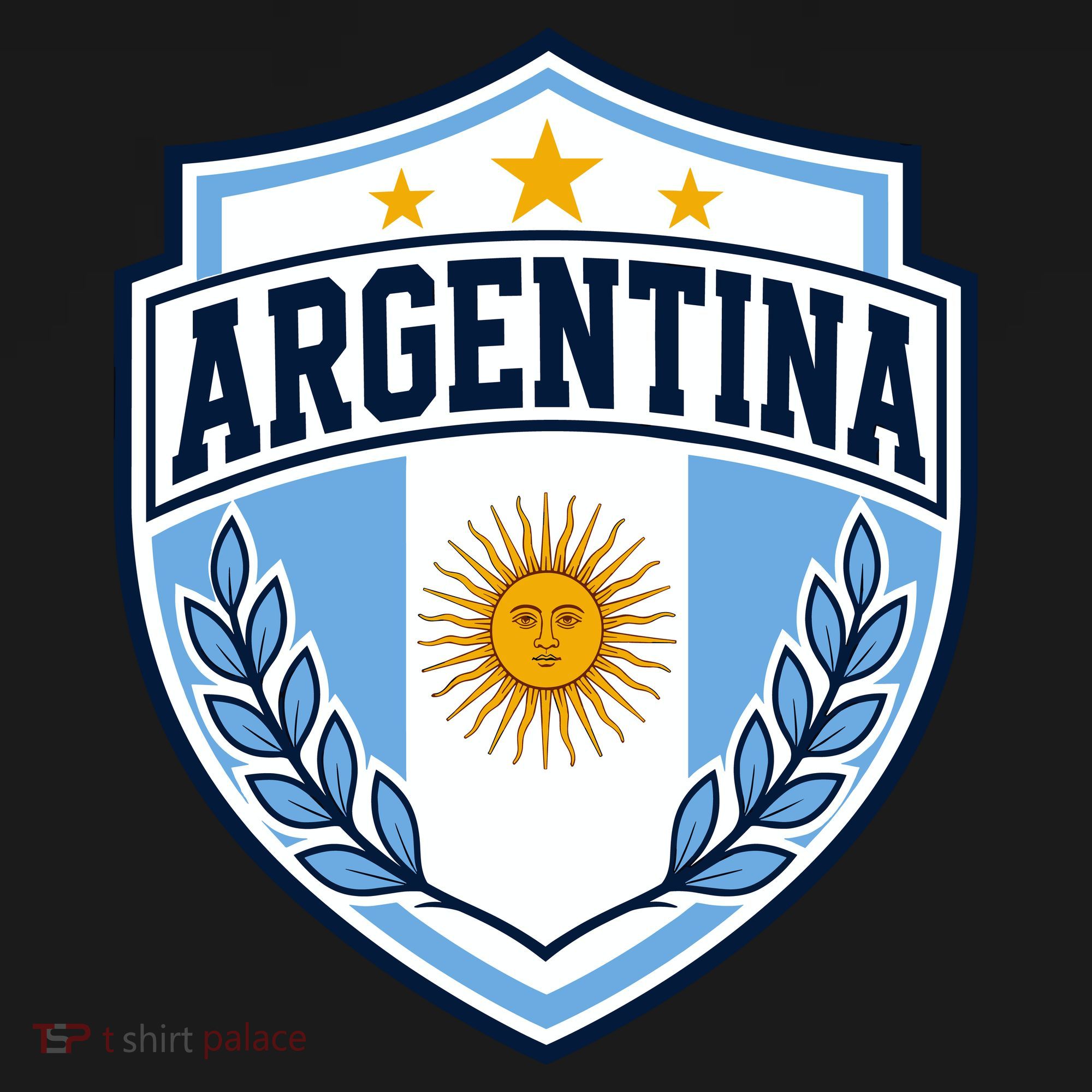 Argentina Soccer Crest Sun Stars For Fans Hoodie