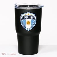 Argentina Soccer Crest Sun Stars For Fans Tumbler thumb 0