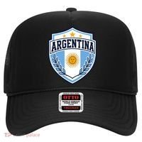 Argentina Soccer Crest Sun Stars For Fans Hat thumb 0