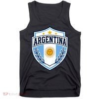 Argentina Soccer Crest Sun Stars For Fans Tank Top thumb 0