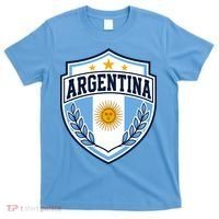Argentina Soccer Crest Sun Stars For Fans T-Shirt thumb 0