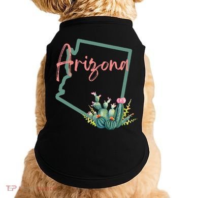 Arizona State Cactus Flowers Doggie Tank