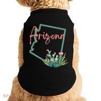 Arizona State Cactus Flowers Doggie Tank thumb 0
