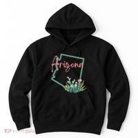 Arizona State Cactus Flowers Hoodie thumb 0