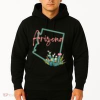 Arizona State Cactus Flowers Hoodie thumb 2