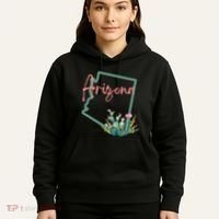 Arizona State Cactus Flowers Hoodie thumb 5