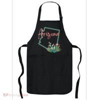 Arizona State Cactus Flowers Apron thumb 0