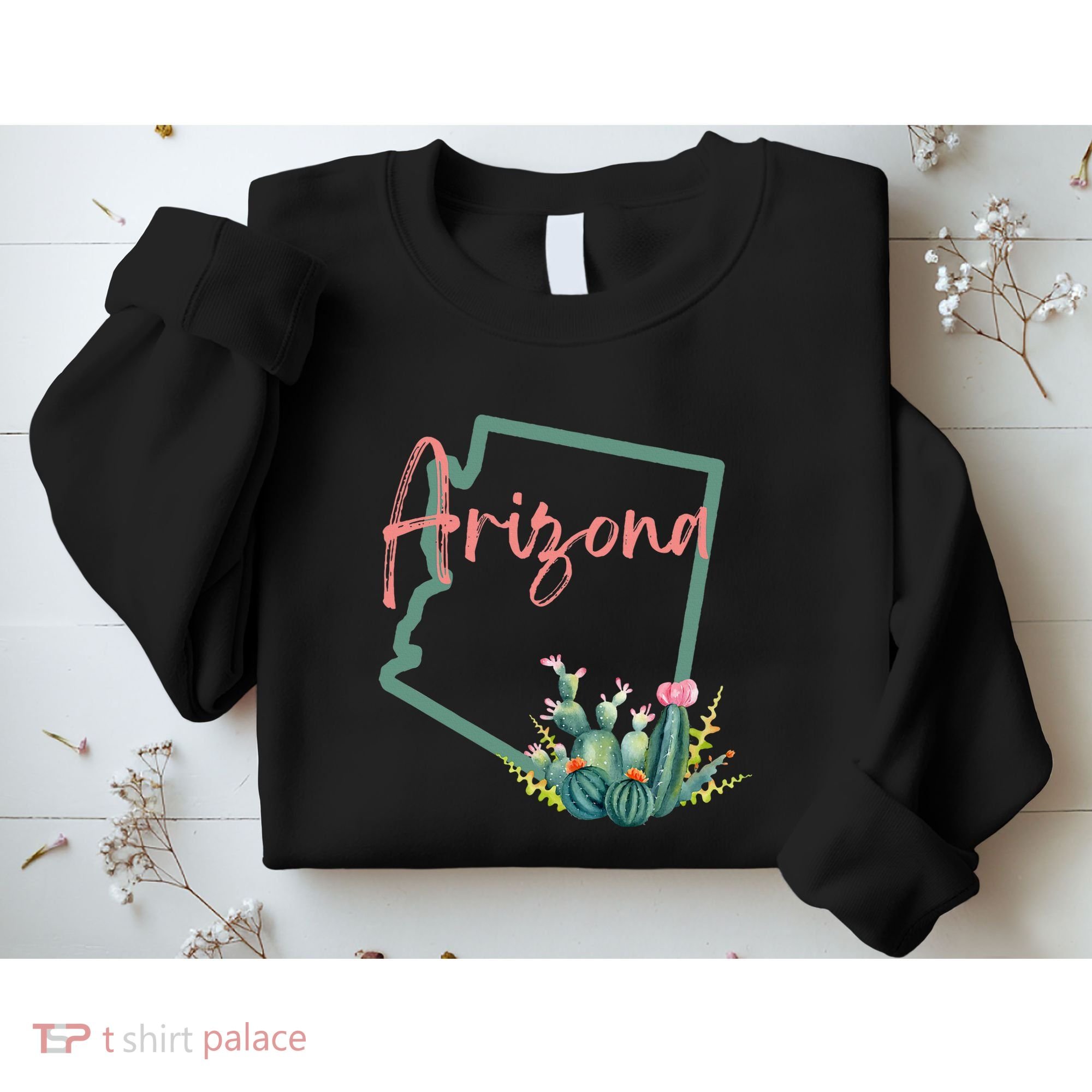Arizona State Cactus Flowers Sweatshirt