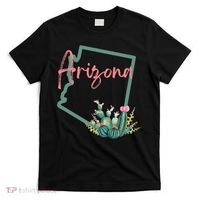 Arizona State Cactus Flowers T-Shirt