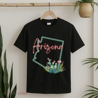 Arizona State Cactus Flowers T-Shirt thumb 2