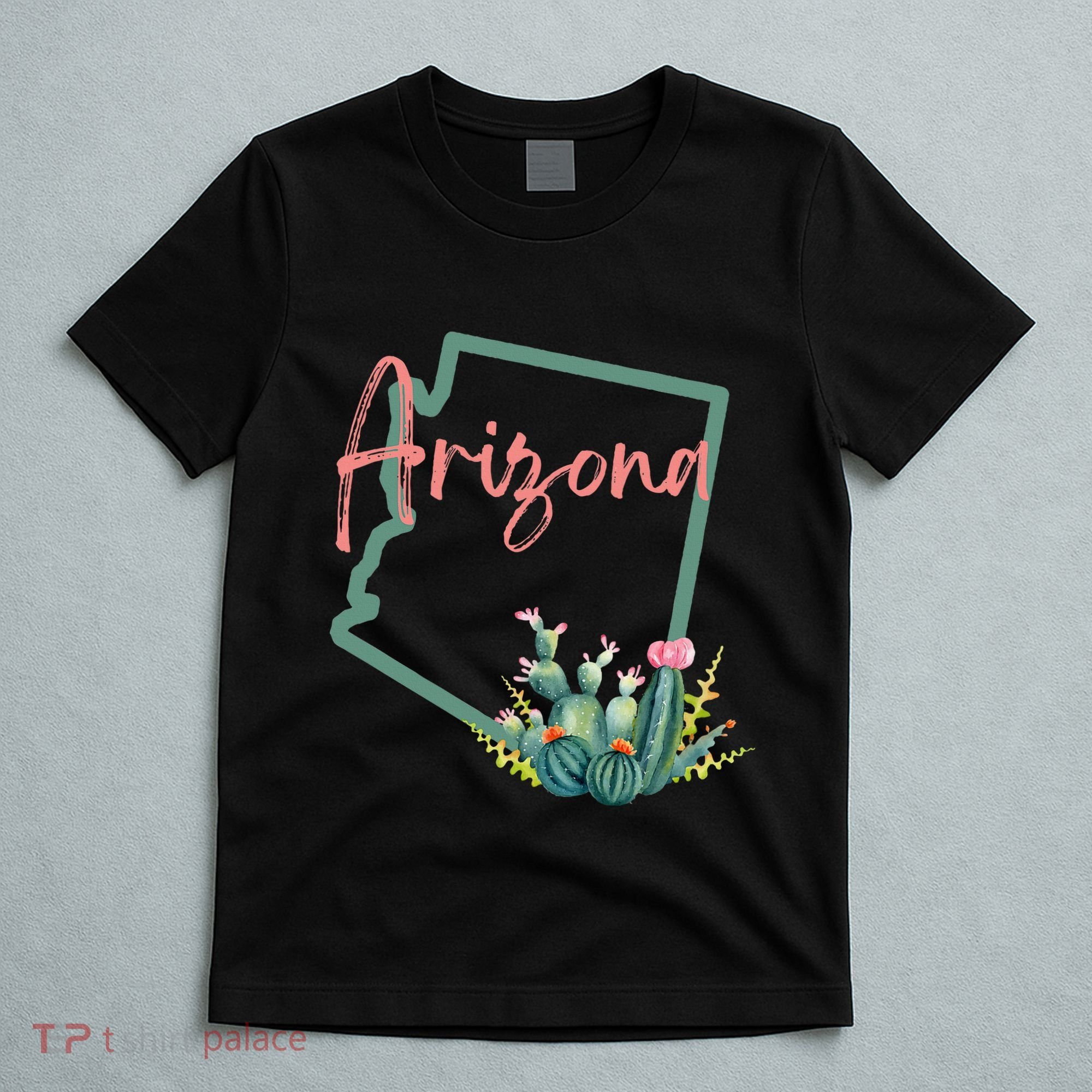 Arizona State Cactus Flowers T-Shirt
